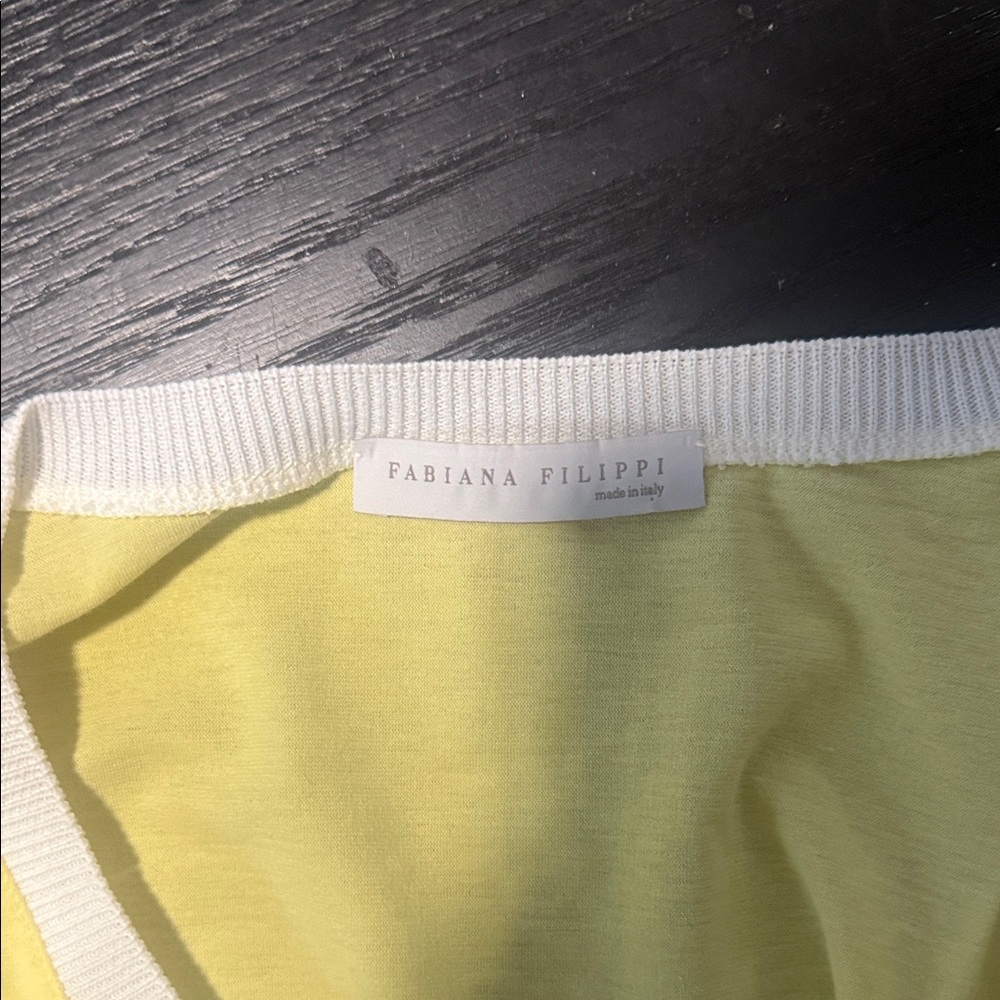 Fabiana Filippi Yellow Women's Tank Top - Picture 6 of 8